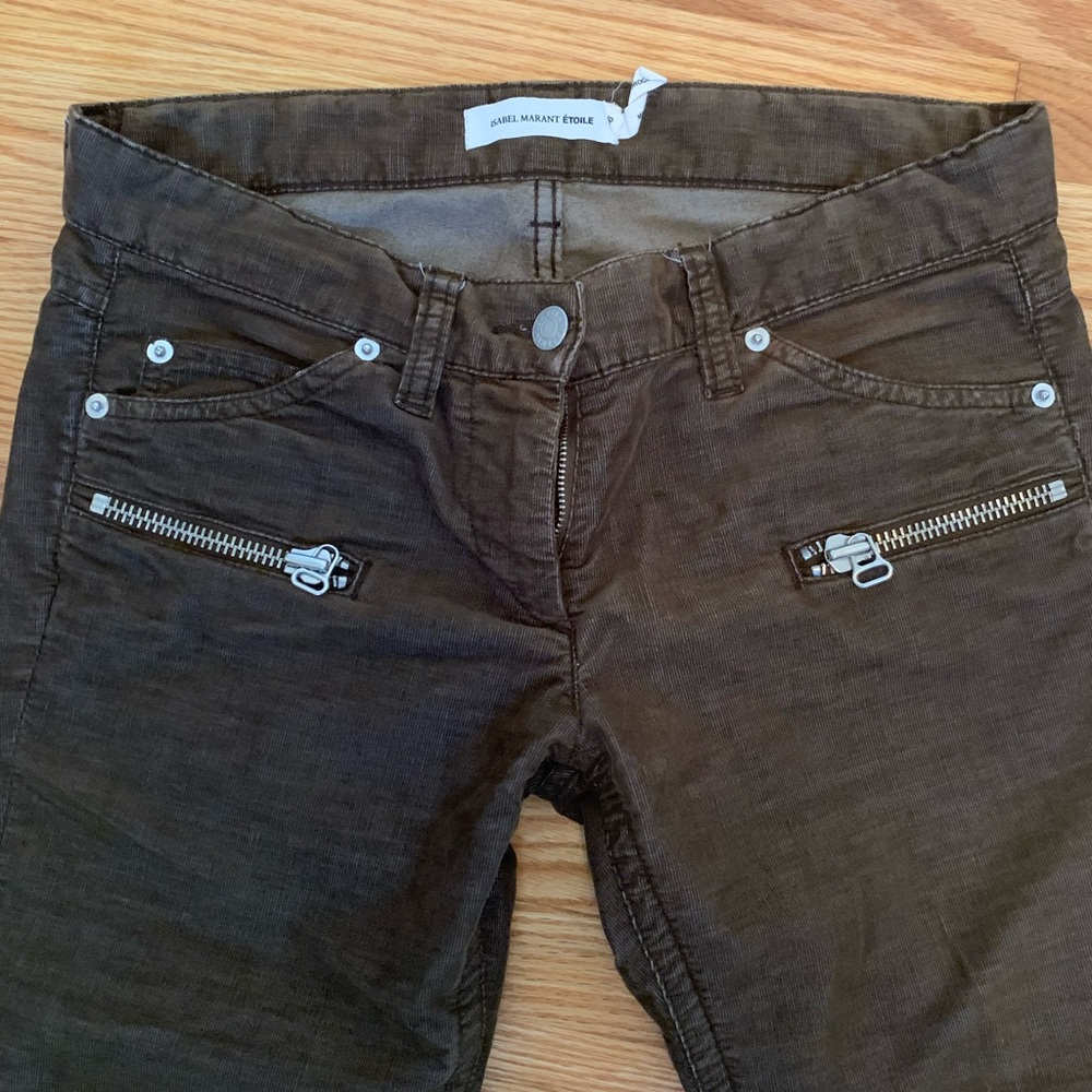 Isabel Marant Low Rise Corduroy Pant